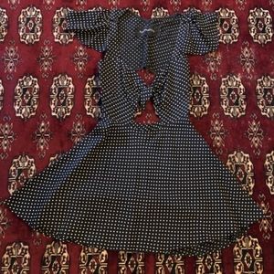 Rare Reformation Dot Summer Dress 0 Petite P
